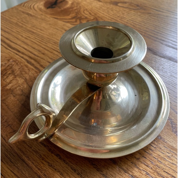 Vintage brass candle holder - Picture 5 of 13